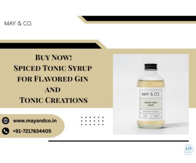 Shop Spiced Tonic Syrup for Flavoured Gin and Tonic Creations