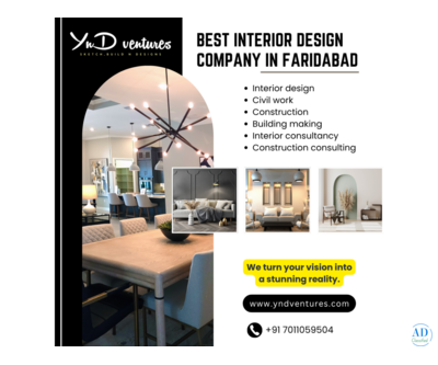 Transform Your Home: Best Interior Designers in Faridabad – YnD Ventures