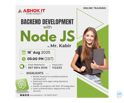 Node.js Backend Training – Get Job Ready in Weeks!