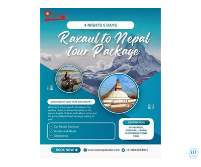 Nepal Tour Package from Raxaul