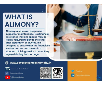 How alimony lawyer in Kolkata, Advocate Anulekha Maity helps you?