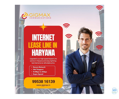 Internet Leased Line Services in Haryana & Faridabad– Gigmax