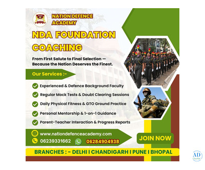 NDA Foundation Course after 10th in Pune