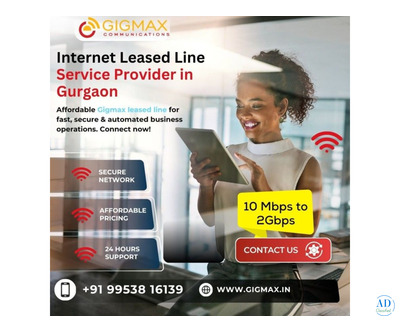 Reliable & Secure Leased Line service in Gurgaon Cyber City | Gigmax