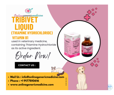 Appetite & Energy Support for Pets With Tribivet Liquid | Buy At Online Generic Medicine