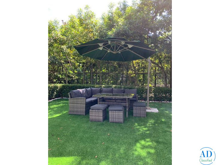 L Shape Wicker Sofa Set, JHA-18017