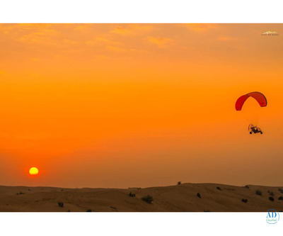 Solo Paramotoring In Jaisalmer | TDunes Desert Safari Camp