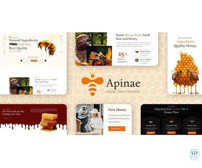 ???? Beekeeping & Honey Shop Theme????
