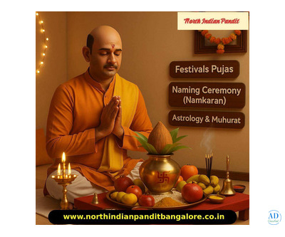 Expert North Indian Pandit in Bangalore – Pujas, Ceremonies & Muhurat
