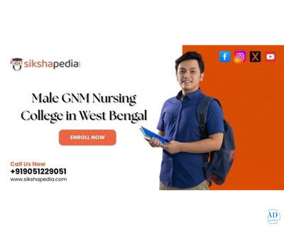 Admission Open – Male GNM Nursing College in West Bengal | Sikshapedia | Call: +91 9051229051