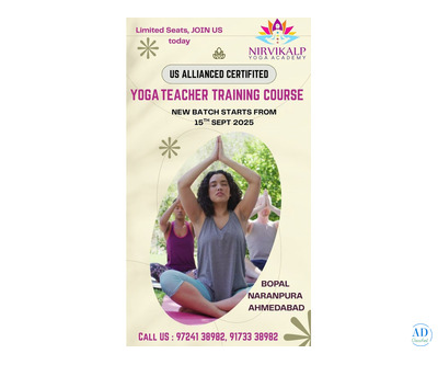 Yoga Teacher Training Course in Ahmedabad
