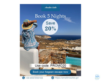 Extended Stay Luxury in Mykonos with 20% Savings
