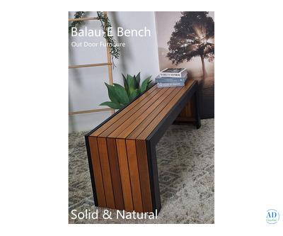 Madge Mansions Outdoor Bench, KTS-139