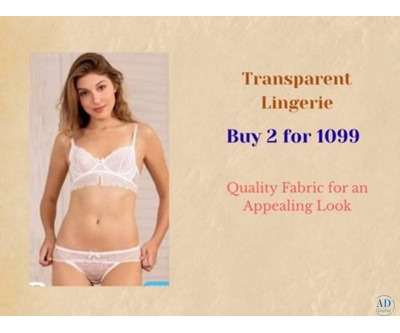 Transparent Lingerie Collection – Shop New Arrivals | Buy 2 @ 1099