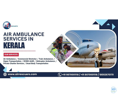 Comprehensive Air Ambulance Services in Kerala – ICU Facilities, Expert Doctors.