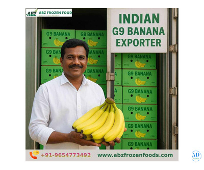 Taste the Purity, Trust the Quality – Indian G9 Banana Exporter