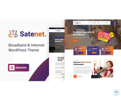 ???? Satenet - Broadband & Internet WordPress Theme ????