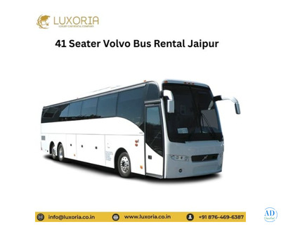 41 Seater Volvo Bus Rental Jaipur