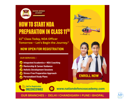 How to start NDA Preparation in Class 11 in Pune