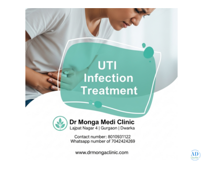 Advanced UTI Infection Treatment at Dr. Monga Call 8010931122