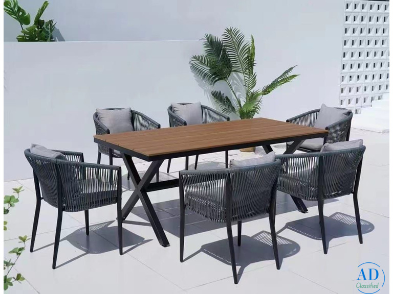Albana Rectangular Dining Set, JHA-619H