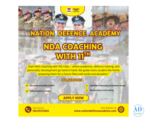 NDA Coaching With 11th in Delhi