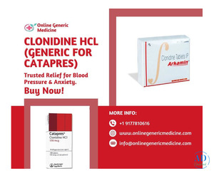 Get Clonidine HCl Online | Catapres Medication at OnlineGenericMedicine