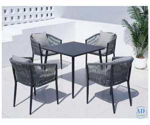 Albana Square Dining Set – Contemporary Outdoor Dining Elegance, JHA-768H