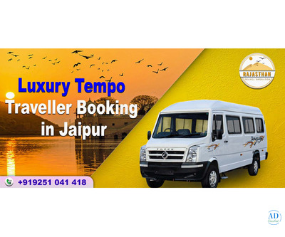 Luxury Tempo Traveller for Premium Travel – Rajasthan Travel Operator