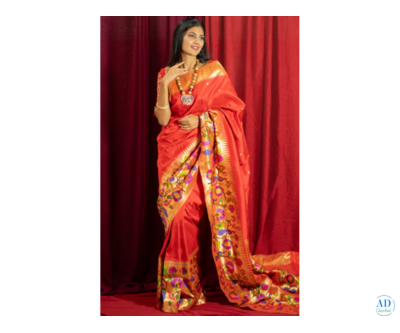 Traditional Paithani Sarees Online – Heritage & Elegance by House of Hind