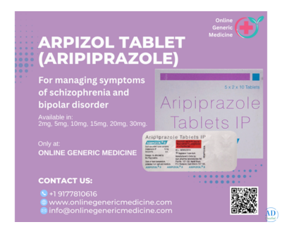 Buy Arpizol (Aripiprazole) online| Available at online generic medicine