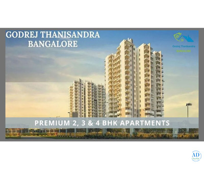 Godrej Thanisandra Bangalore | 2, 3 & 4 bhk apartments