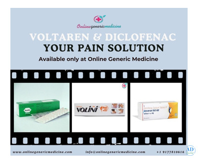 Buy Diclofenac Online | Pills, Gel & Cream at OnlineGenericMedicine