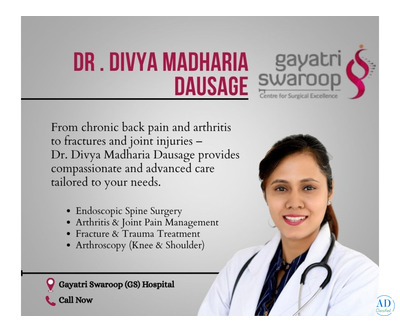 Dr . Divya Madharia Dausage Orthopaedic Surgeon