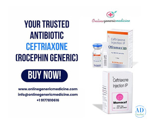 Fast Relief with Ceftriaxone Antibiotic | Buy Rocephin Injection Online at OnlineGenericMedicine