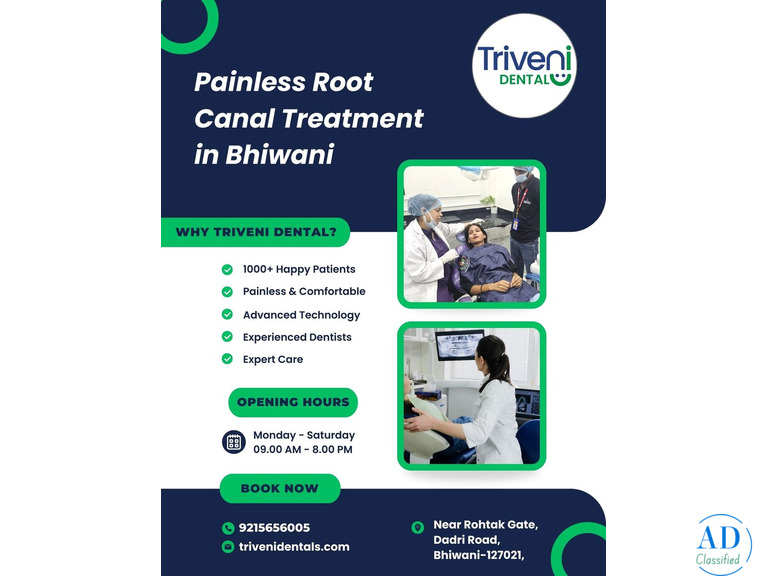 Best Root Canal Doctors in Bhiwani | Triveni Dental