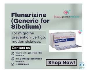 Flunarizine for Migraine Relief at OnlineGenericMedicine | Buy Now!