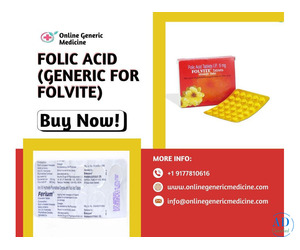 Online Folic Acid Tablets & Folvite | Shop Online at OnlineGenericMedicine