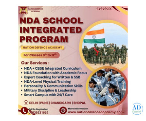 NDA Coaching With Schooling in  Delhi