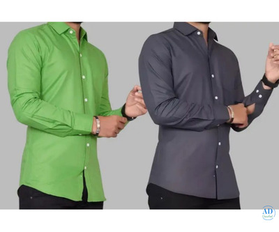 Men Solid Casual Multicolor Shirt