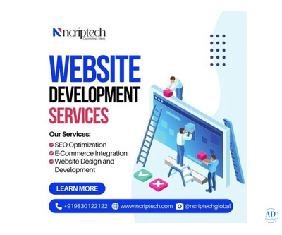 Professional Website Development Services in Kolkata – Ncriptech