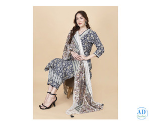 Buy Online 3 Piece Navy Blue Suit - Pretty Lady