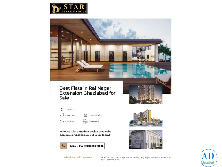 Best Flats in Raj Nagar Extension Ghaziabad for Sale