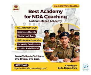 NDA Coaching with 11th in Chandigarh