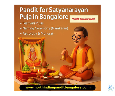 Pandit for Satyanarayan Puja in Bangalore – Invite Divine Blessings & Prosperity into Your Home
