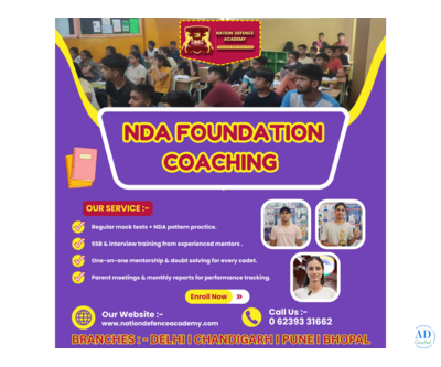 NDA Foundation Course After 10th