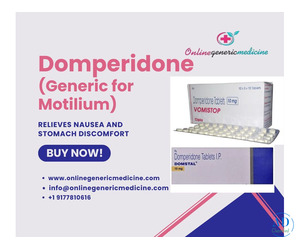 Domperidone (Motilium) for Stomach Relief | Buy Online Now at OnlineGenericMedicine