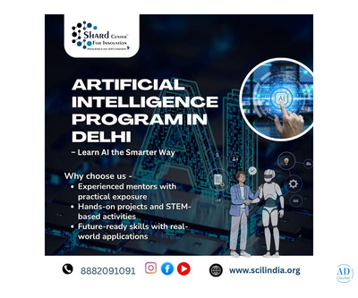 Artificial Intelligence Program in Delhi – Learn AI the Smarter Way