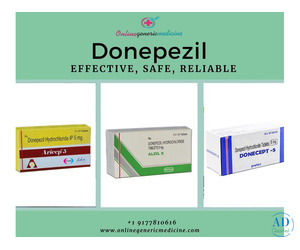 Order Donepezil Hydrochloride Tablets Online at OnlineGenericMedicine | Buy Now!