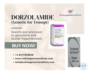 Safe & Affordable Dorzolamide Eye Drops | OnlineGenericMedicine | Buy now!